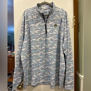 Cutter & Buck Milwaukee Brewers 1/4 zip pullover-XXL-NWOT